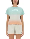 A.p.c. X Asics A. P.c. X Asics "cloud" T-shirt In Multicolour