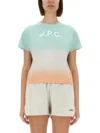 A.p.c. X Asics A. P.c. X Asics "cloud" T-shirt In Multicolour