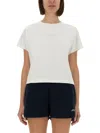 A.p.c. X Asics A. P.c. X Asics "cloud" T-shirt In White