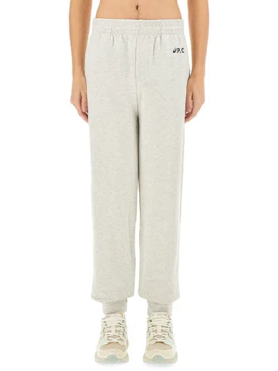 A.p.c. X Asics A. P.c. X Asics Jogging Pants "hill" In Grey