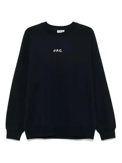 Apc A. P.c. X Asics Lake Sweatshirt In Blue