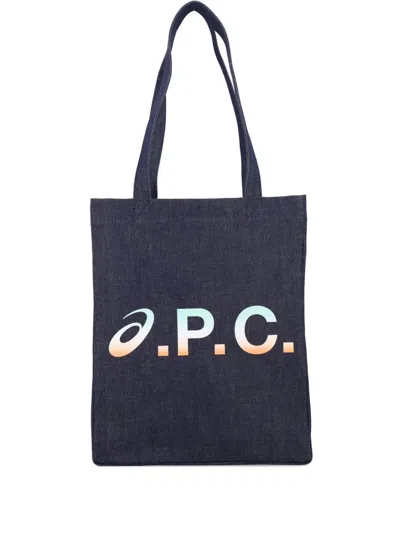 APC X ASICS LOGO-PRINT TOTE BAG