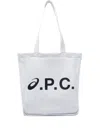 Apc Gray Asics Edition Lou Tote In Grey