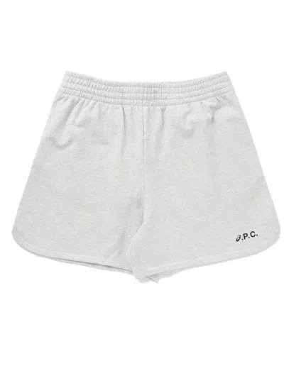 A.p.c. X Asics Short Coast Bermuda Shorts With Relaxed Fit In White