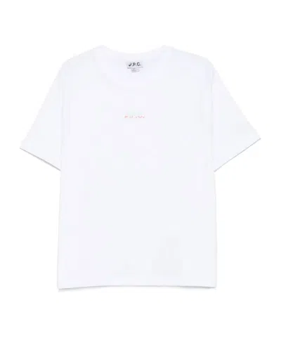Apc A.p.c. X Asics Short-sleeved T-shirt In White