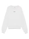 Apc Gray Asics Edition Stone Sweatshirt In Grey