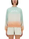 A.p.c. X Asics A. P.c. X Asics "cloud" T-shirt In Multicolour