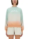 A.p.c. X Asics A. P.c. X Asics "cloud" T-shirt In Multicolour