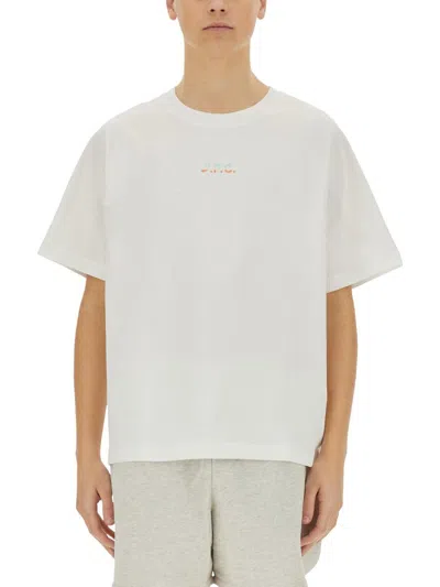A.p.c. X Asics A. P.c. X Asics T-shirt "wind" In White