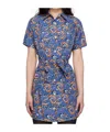 Apc A.p.c. X Brain Dead Button Dress In Blue