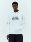 Apc White Jjjjound Edition 'hôtel Souvenirs' Hoodie In White