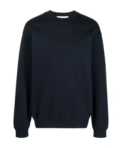 Apc X Jw Anderson Logo-embroidered Cotton Sweatshirt In Black