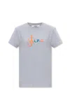 Apc X Jw Anderson Logo-print T-shirt In Gray