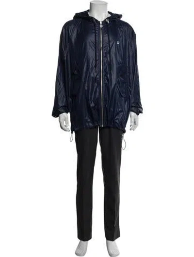 Pre-owned A.p.c. X Lacoste Parka In Blue