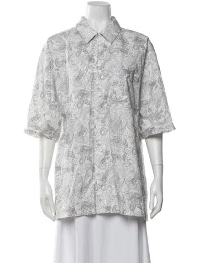 Pre-owned Apc X Liberty Printed Shirt W/ Tags In White