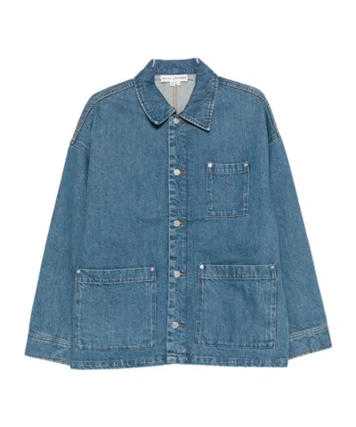 Apc A.p.c. X Marc Jacobs Denim Unisex Jacket In Blue