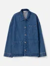 Apc A.p.c. X Marc Jacobs Denim Unisex Jacket In Blue