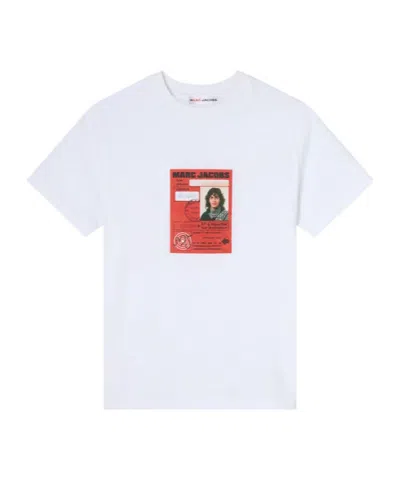 Apc A.p.c. X Marc Jacobs Graphic Printed Crewneck T-shirt In White