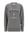 Apc A.p.c. X Marc Jacobs Long-sleeved Crewneck Sweatshirt In Gray