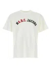 Apc Marc Jacobs Logo-print Cotton-jersey T-shirt In White