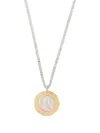 Apc X Marc Jacobs The Coin Pendent Brass Necklace In Brown