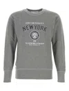 Apc X Marc Jacobs The Shrunken Ny Crew-neck Sweatshirt In Gray