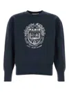 Apc A.p.c. X Marc Jacobs Long-sleeved Crewneck Sweatshirt In Blue
