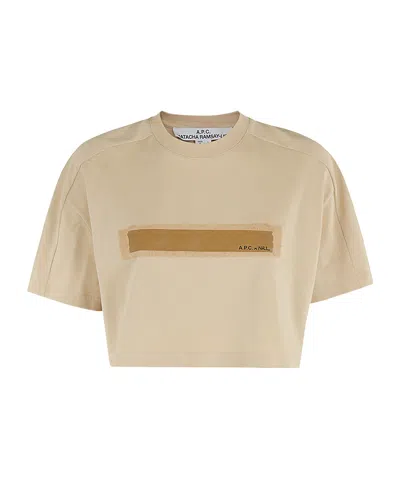 A.p.c. X Nrl Jean T-shirt In Brown