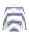 Apc X Pokémon Striped Cotton T-shirt In White