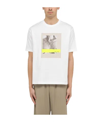 Apc Xnrl Organic-cotton T-shirt In White