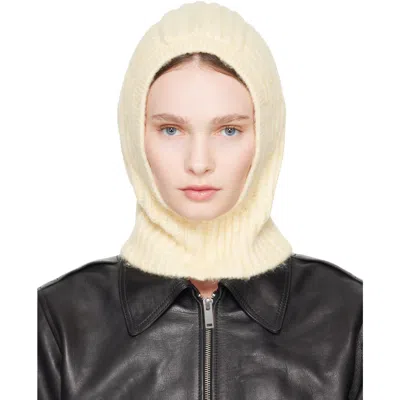 A.p.c. Yellow Laura Balaclava In White