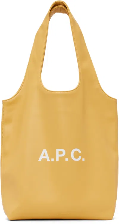 A.p.c. Yellow Ninon Small Tote
