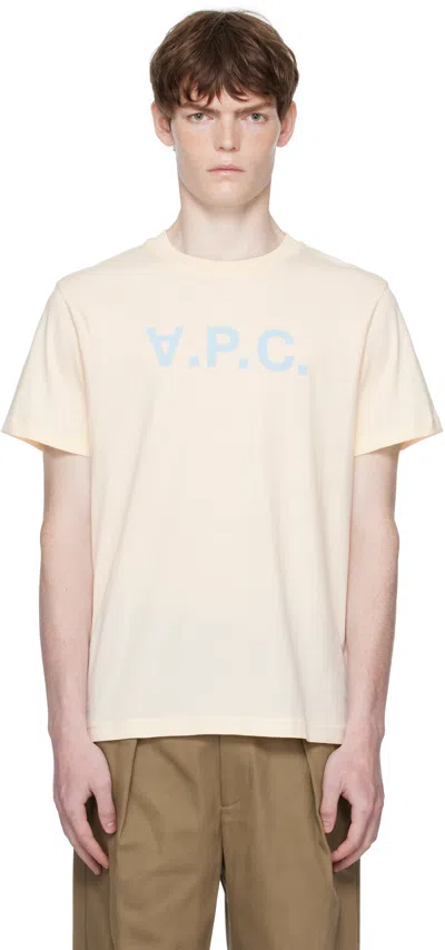 Apc Yellow Standard Grand Vpc T-shirt In Neutral