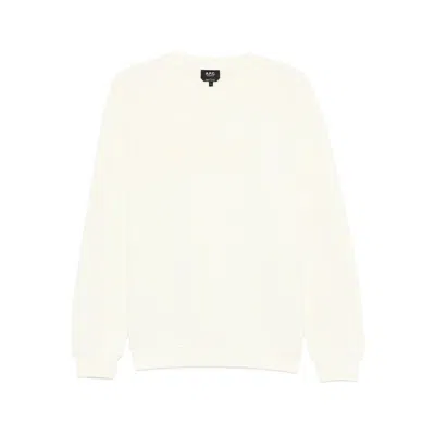 APC A.P.C. YELLOW SWEATERS & KNITWEAR - SWEATSHIRTS MEN
