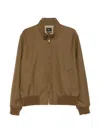 A.p.c. Zip-up Bomber Jacket In Brown