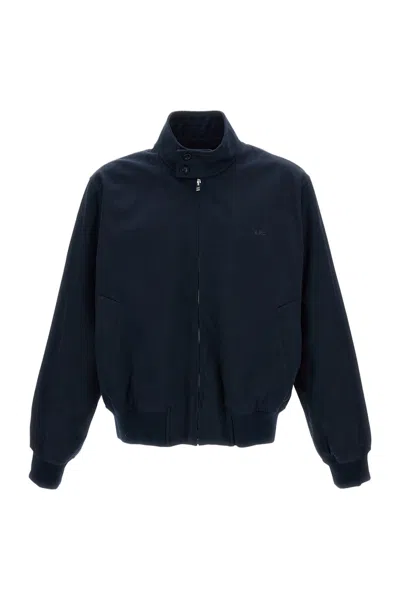 Apc Zipped Bomber Jacket In Multi