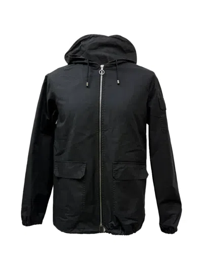 Pre-owned Apc Zipped Hooded Jacket In Black
