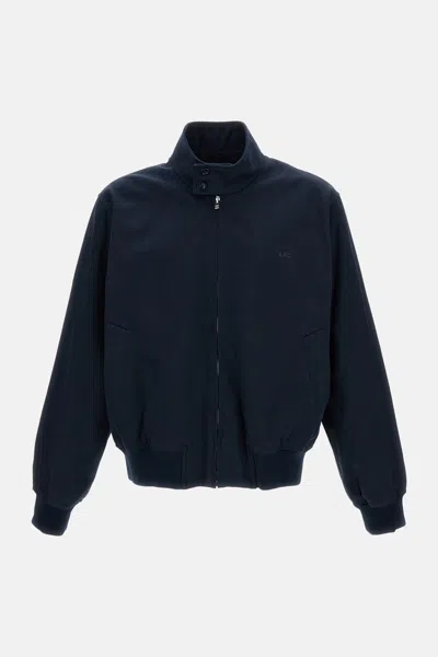 Apc Zipped Jacket In Blue