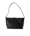 Apc Top-handle Calfskin Shoulder Bag In Black