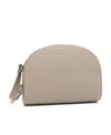Apc Zipper Shoulder Bag In Nude