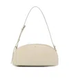 Apc Adjustable-strap Half-moon Shoulder Bag In Neutral