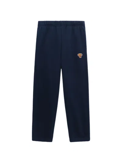 Apee By A Bathing Ape Appliqué Track Pants In Blue