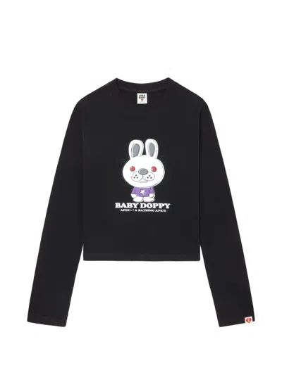 Apee By A Bathing Ape Baby Doppy Sweatshirt In Black