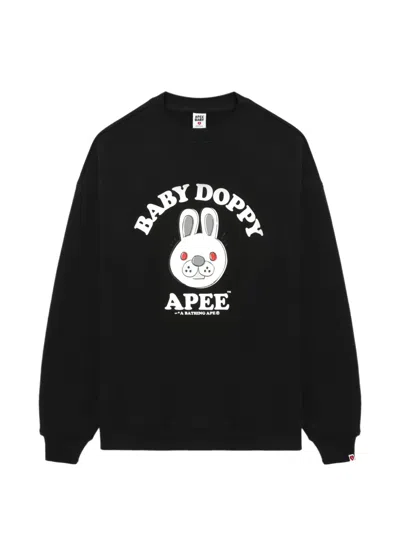 Apee By A Bathing Ape Baby Doppy Sweatshirt In Black