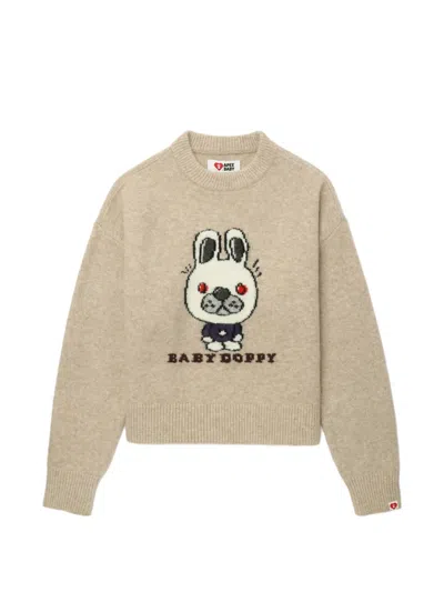 Apee By A Bathing Ape Cartoon Graphic Knitwear In Multi