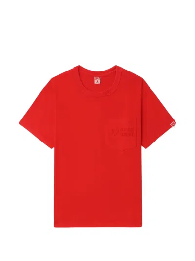 Apee By A Bathing Ape Chest-pocket T-shirt In Red