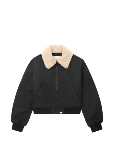Apee By A Bathing Ape Collared Heart Jacket In Black