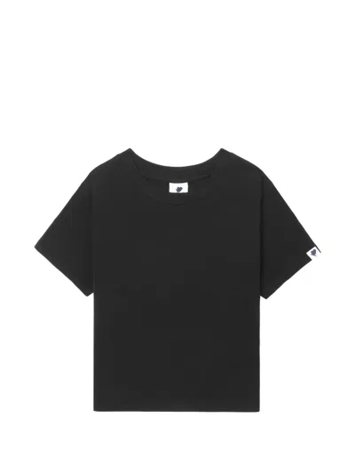 Apee By A Bathing Ape Cropped T-shirt In Black