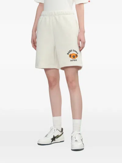 Apee By A Bathing Ape Graphic Detail Shorts In Multi
