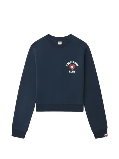 Apee By A Bathing Ape Graphic Rib Top In Blue